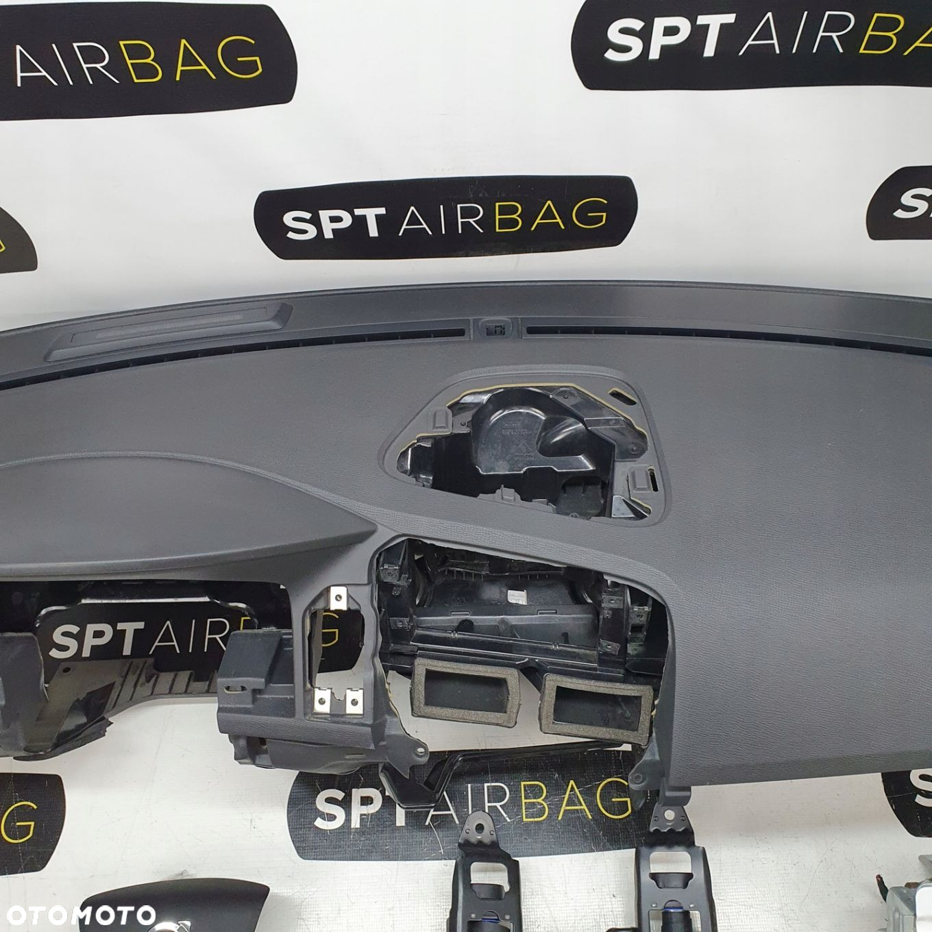 VOLVO XC60 I 1 DESKA ROZDZIELCZA KONSOLA KOKPIT PULPIT PODUSZKI AIRBAG AIR BAG PASY KIT SET - 3