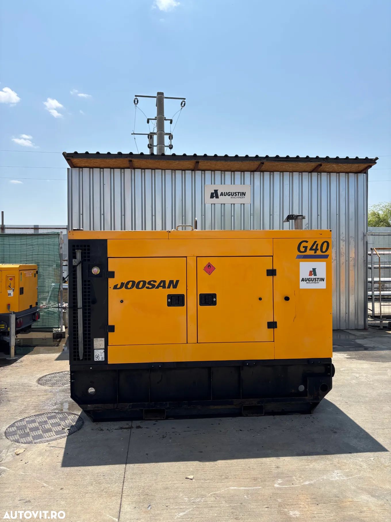 Doosan Generator curent 32kW motor Mitsubishi - 1