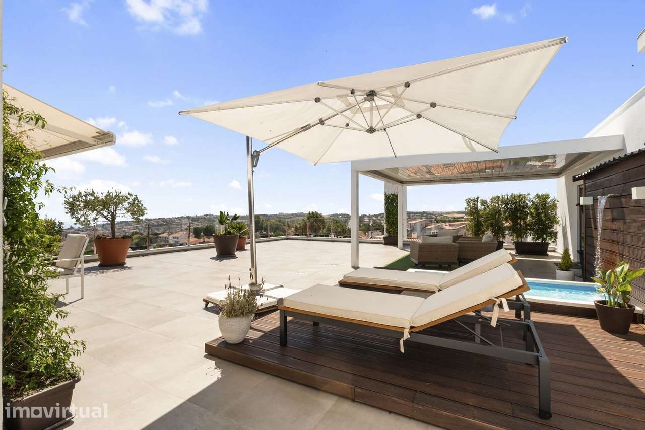 Penthouse T4 com vista, Linda-a-Pastora Queijas, Oeiras - Grande imagem: 3/49
