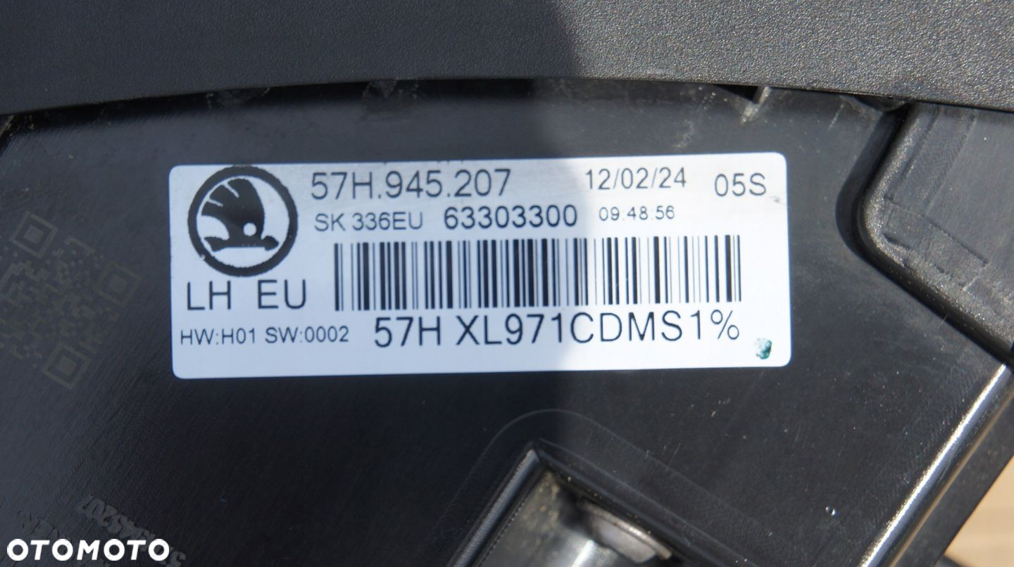 TYLNA LEWA LAMPA SKODA KODIAQ II LED 57H - 9