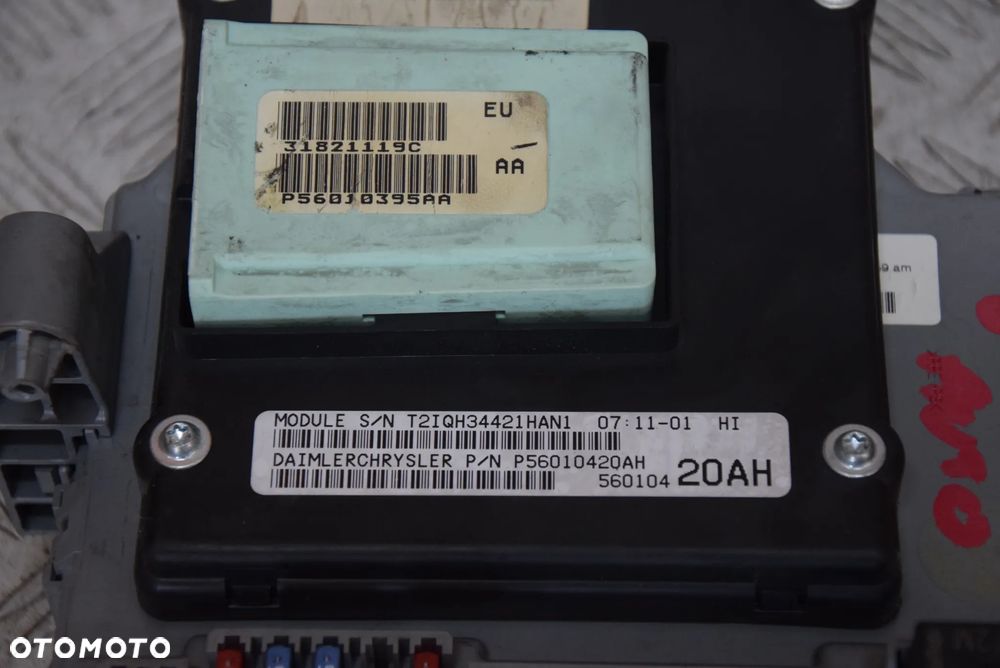 JEEP CHEROKEE KJ 2.5 CRD STACYJKA KLUCZYK KOMPUTER ZESTAW DO ODPALANIA KPL. - 5