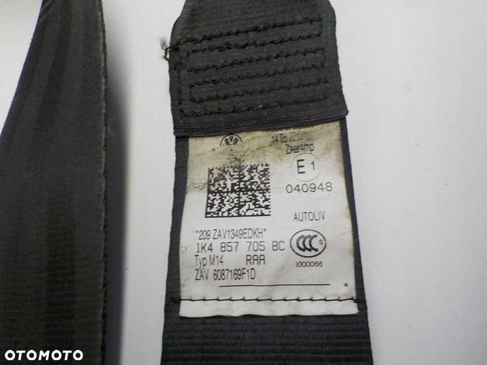 VW JETTA V PAS BEZPIECZEŃSTWA NAPINACZ LEWY PRZÓD 1K4857705BC - 8
