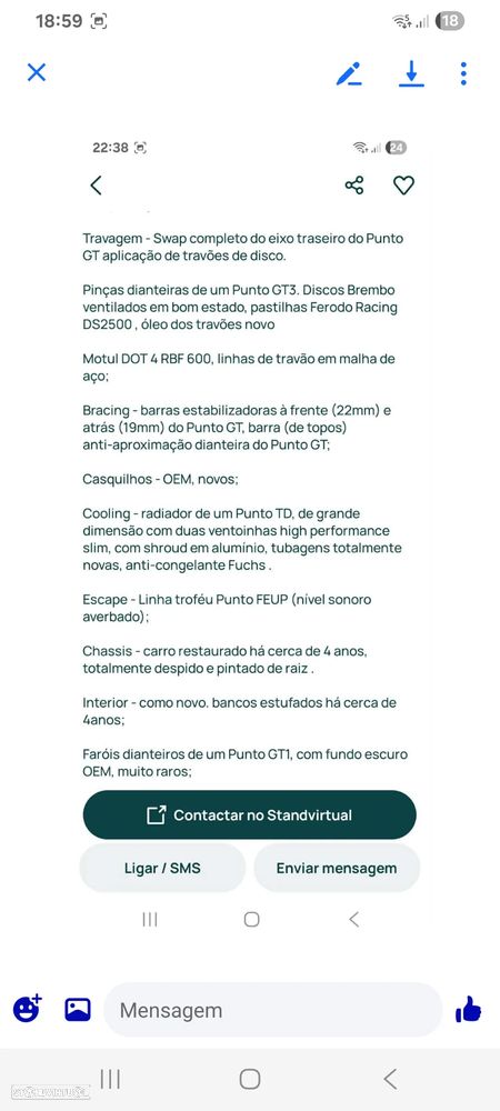 Fiat Punto Sport 16V - 19