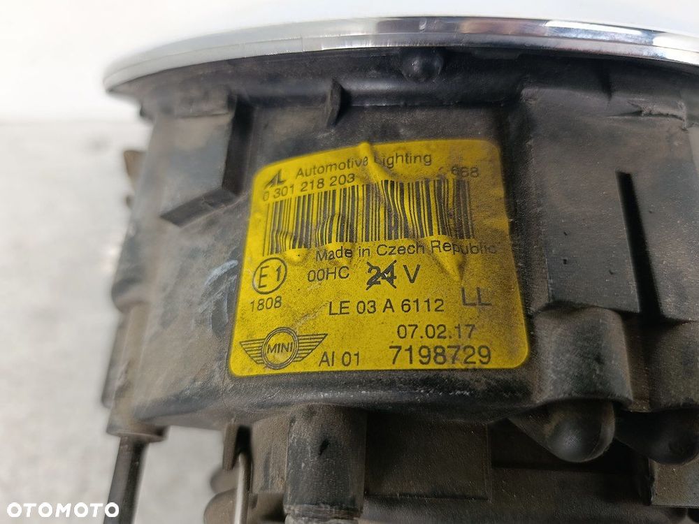 LAMPA PRZÓD LEWA MINI MINI R50 7198729  0301218203 AL - 4