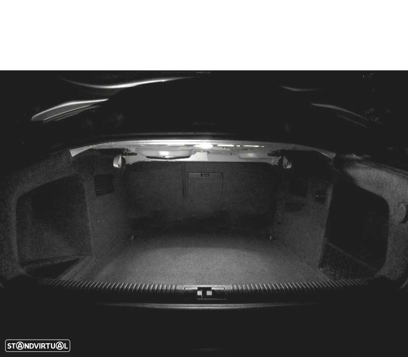 KIT COMPLETO DE 23 LÂMPADAS LED INTERIOR PARA AUDI A4 S4 RS4 B6 B7 AVANT WAGON SOLAMENTE 2002-2008 - 2