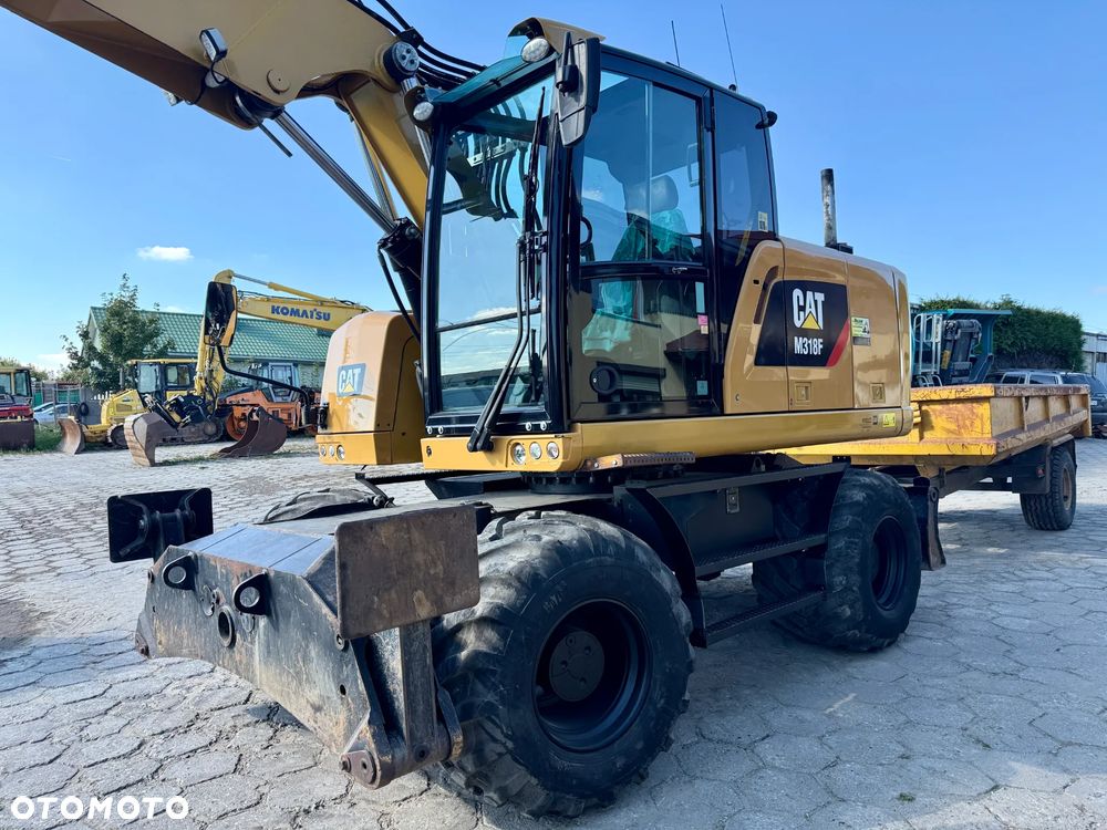 Caterpillar CAT M318F 318 ENGCON przyczepa 3 łyżki system LEICA 2D - 7