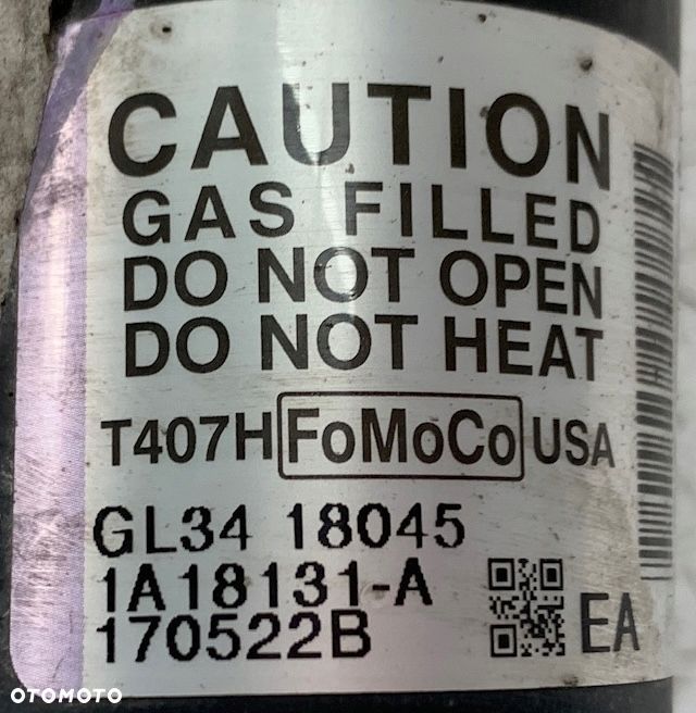 U3 FORD F150 15- 5.0 4X4 AMORTYZATOR PRZÓD SPRĘŻYNA GL34-18045-1A18131-A - 2