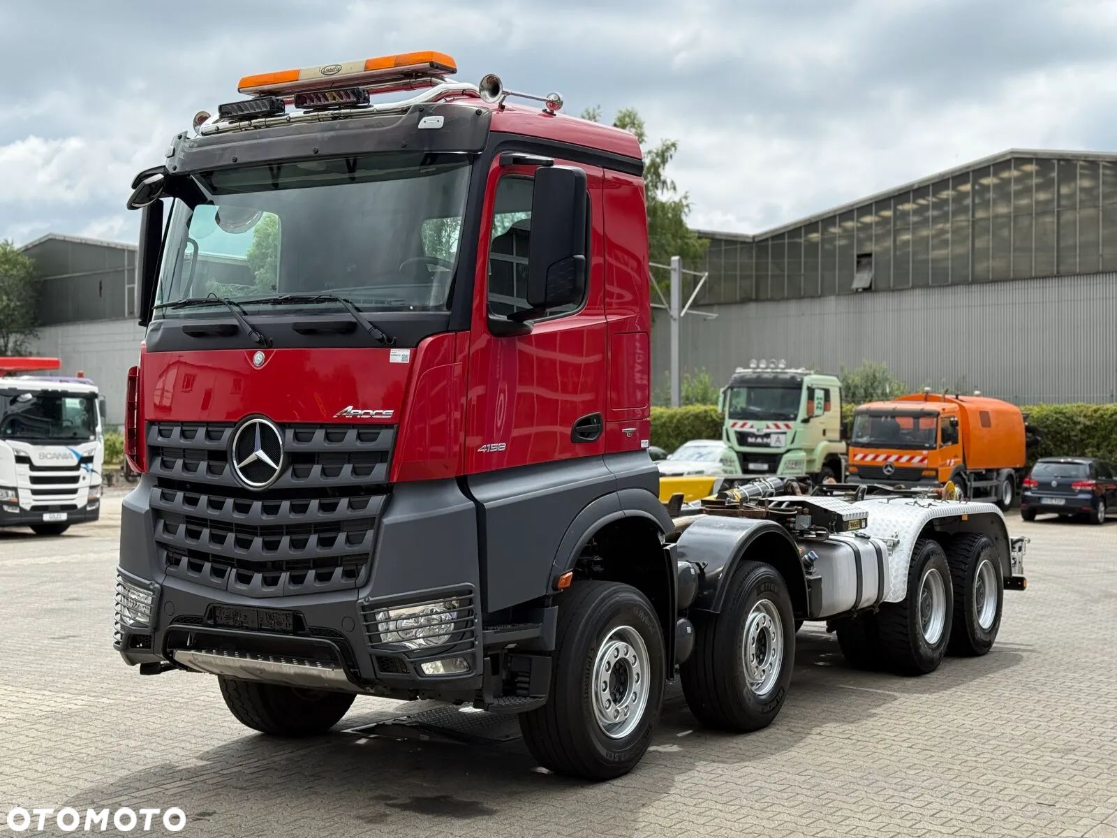 Mercedes-Benz AROCS 4158 8x4 EURO6 HAKOWIEC PALFINGER - 1