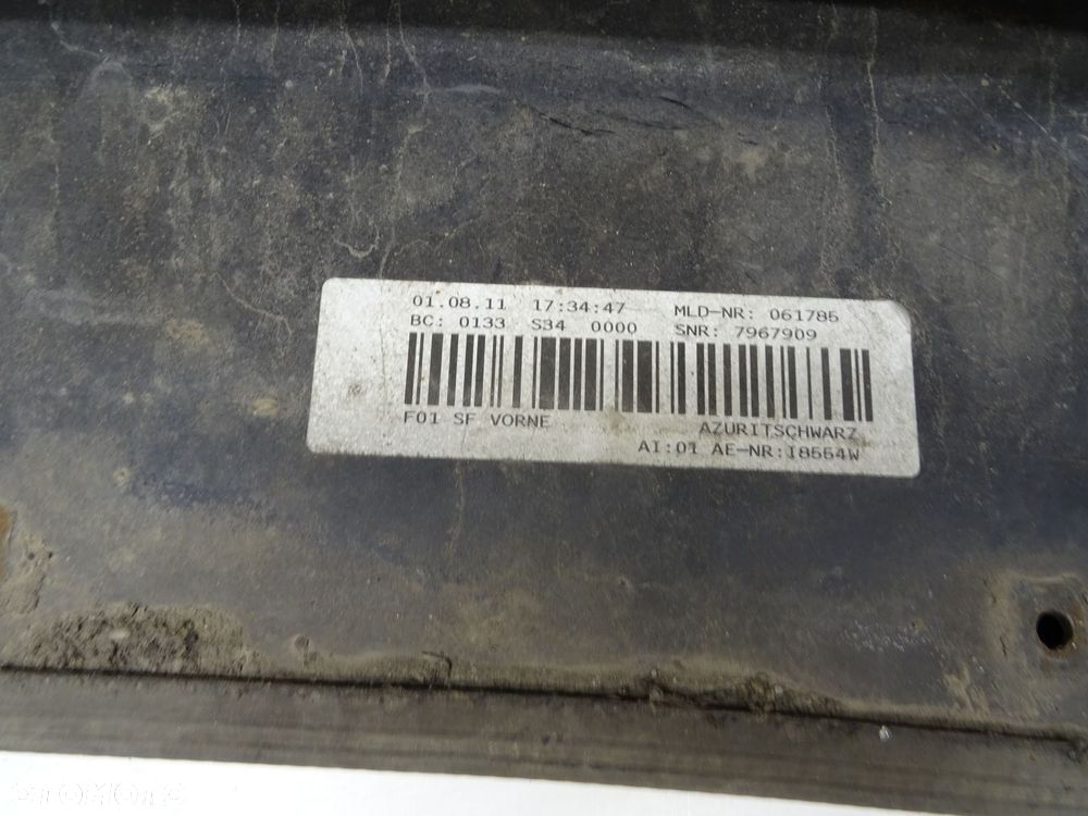 ZDERZAK PRZÓD  BMW 7 (F01, F02, F03, F04) 2008 - 2015 750 i, Li xDrive 300 kW [408 KM] benzyna 2009 - 8