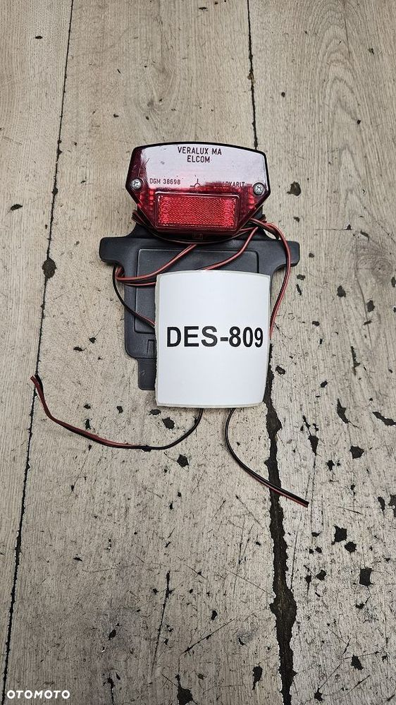 Lampa tył Veralux MA Elcom uchwyt tablicy KTM GS 250 - 1