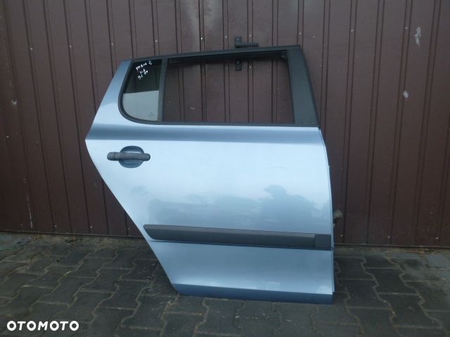 DRZWI PRAWY TYŁ PRAWE TYLNE SKODA FABIA II HB KOMPLETNE KOLOR 9154 07- - 1