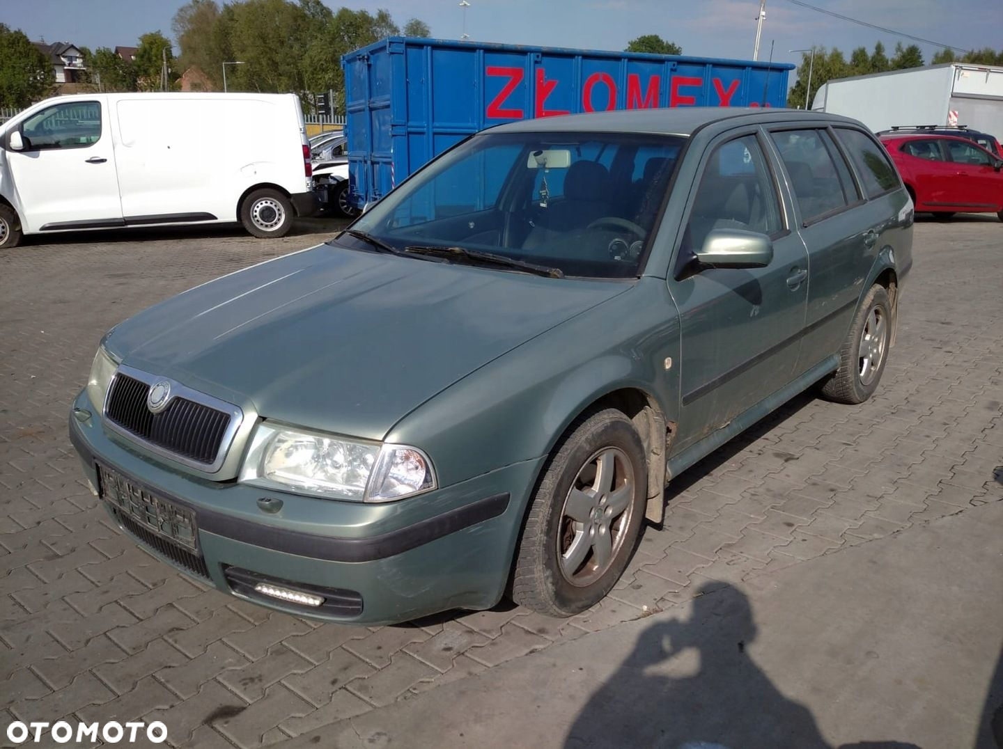 SKODA OCTAVIA I 1U LIFT 00-10 ZDERZAK MASKA LAMPY XENON PAS 9596 M7 / F6G - 3