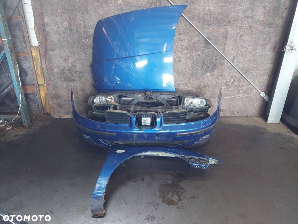 KOMPLETNY PRZÓD MASKA ZDERZAK BŁOTNIK LAMPY PAS SEAT LEON I TOLEDO II LS5N - 1