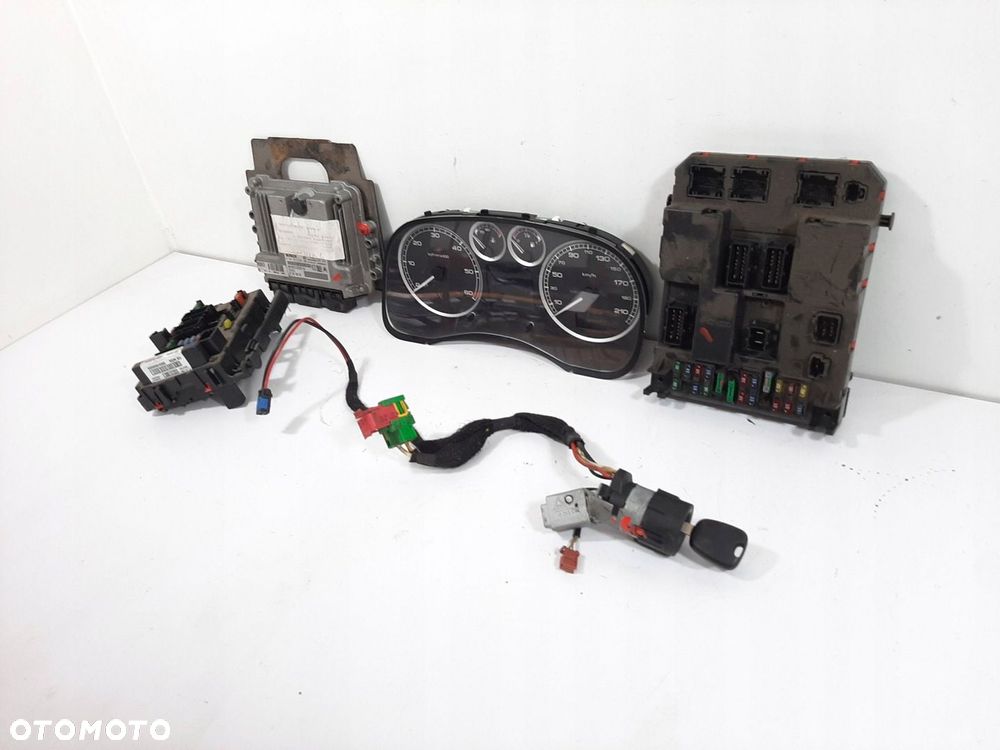 PEUGEOT 307 SW 1.6HDI 05R STEROWNIK SILNIKA ZESTAW 0281011234 9655698280 - 4