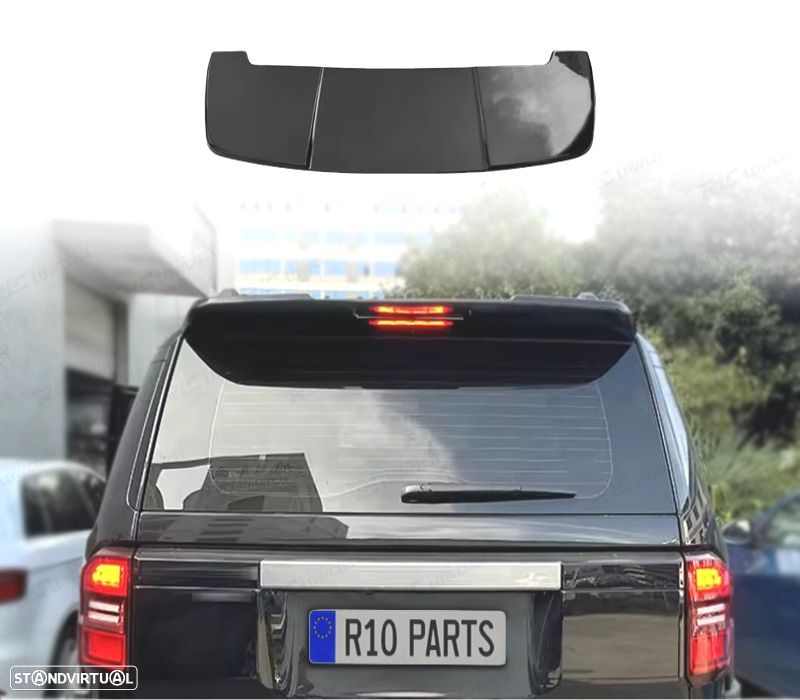 AILERON SPOILER TOYOTA LAND CRUISER 24- PRETO BRILHANTE - 1