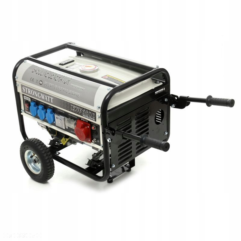 AGREGAT PRĄDOTWÓRCZY GENERATOR PRĄDU 2500W 12/230/380V NA KÓLKACH KRAFDELE - 7