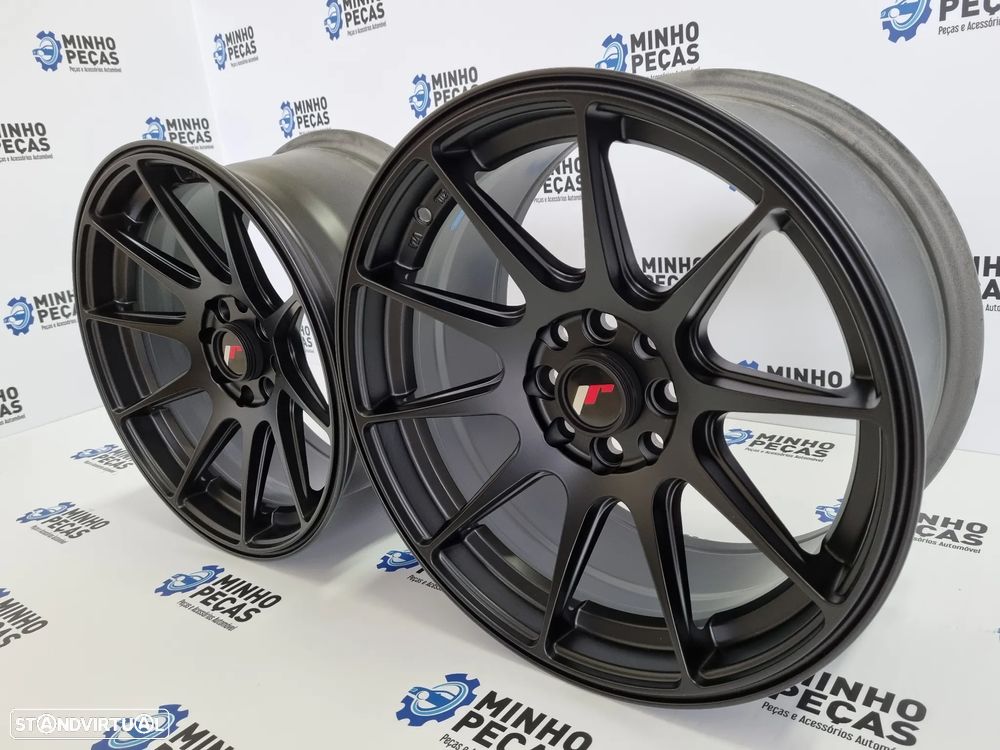 Jantes Japan Racing (JR11) em 15 Matt Black - 3