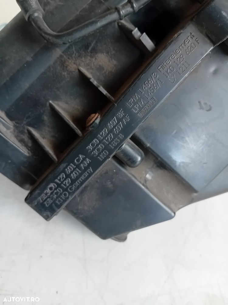 Carcasa Filtru Aer Vw Golf 6 VI 1.6 Tdi 3C0129601CA 3C0129601AM 3C0129607BF 3C0129607AF - 6