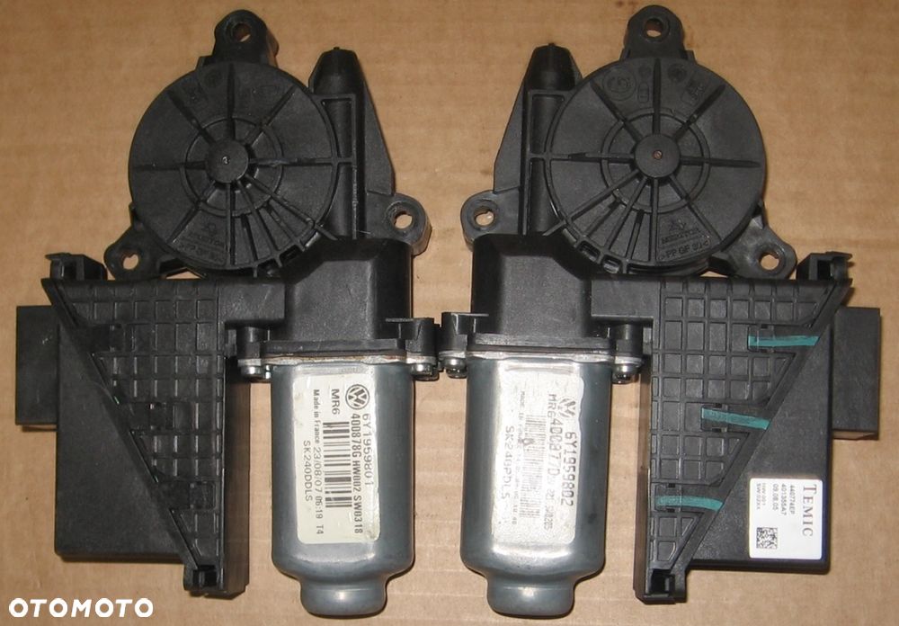 silnik szyby TRANSPORTER T5 POLO FABIA 6Y1959801 6Y1959802 - 1