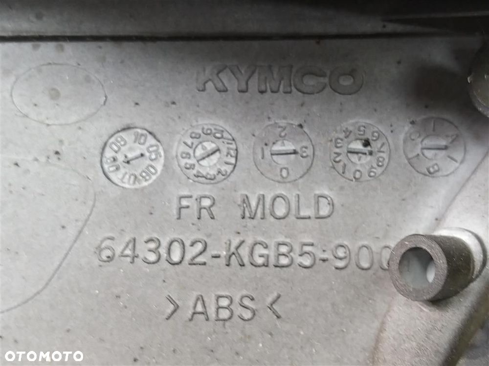 Osłona plastikowa Czasza osłona przednia KYMCO SUPER 9 SKUTER CZARNY POŁYSK - 2