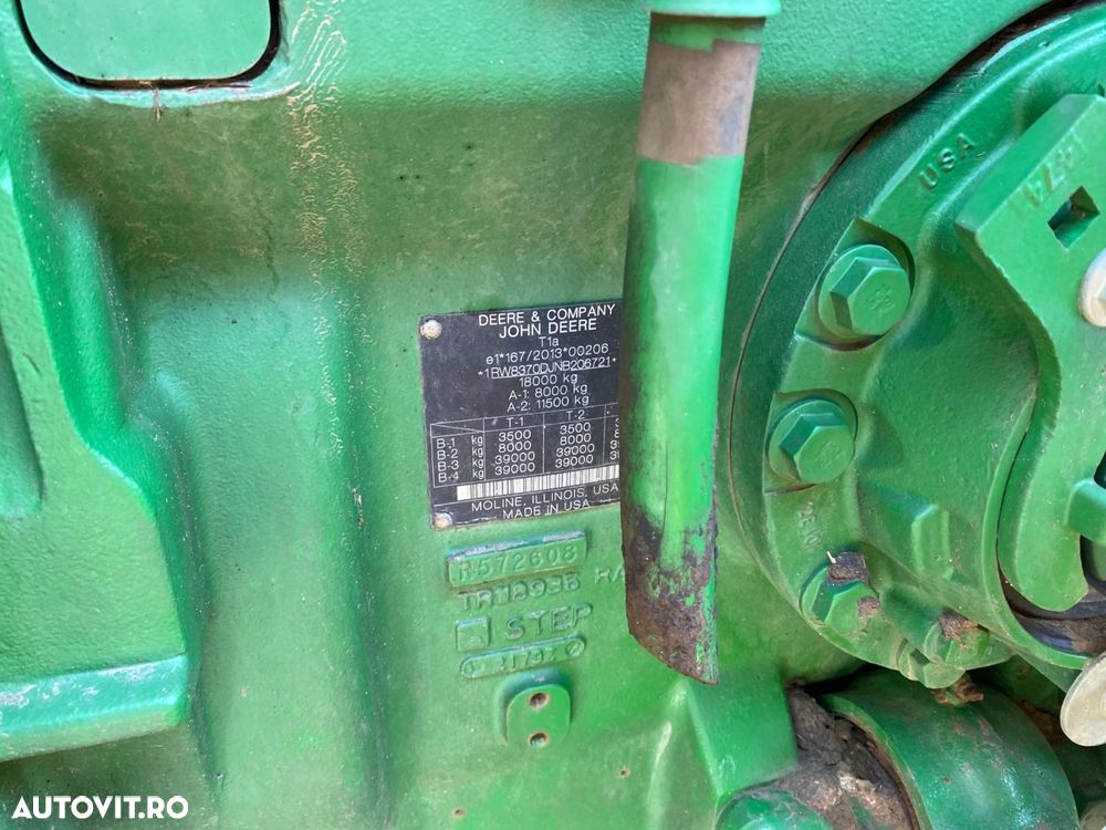 John Deere 8R 370 TRACTOR AGRICOL 4X4  370 CP - 25