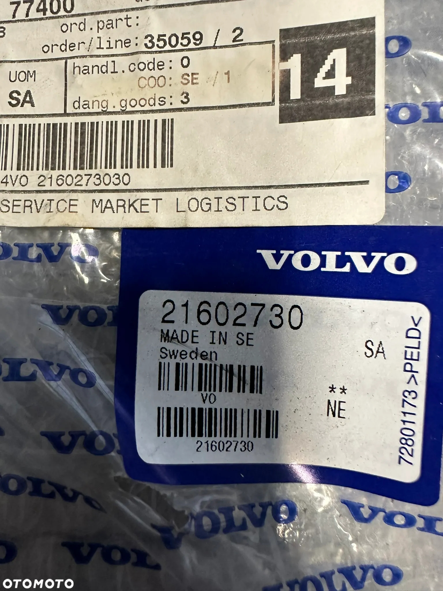 Roleta, żaluzja półki górnej Volvo FH4 21602730 - 5