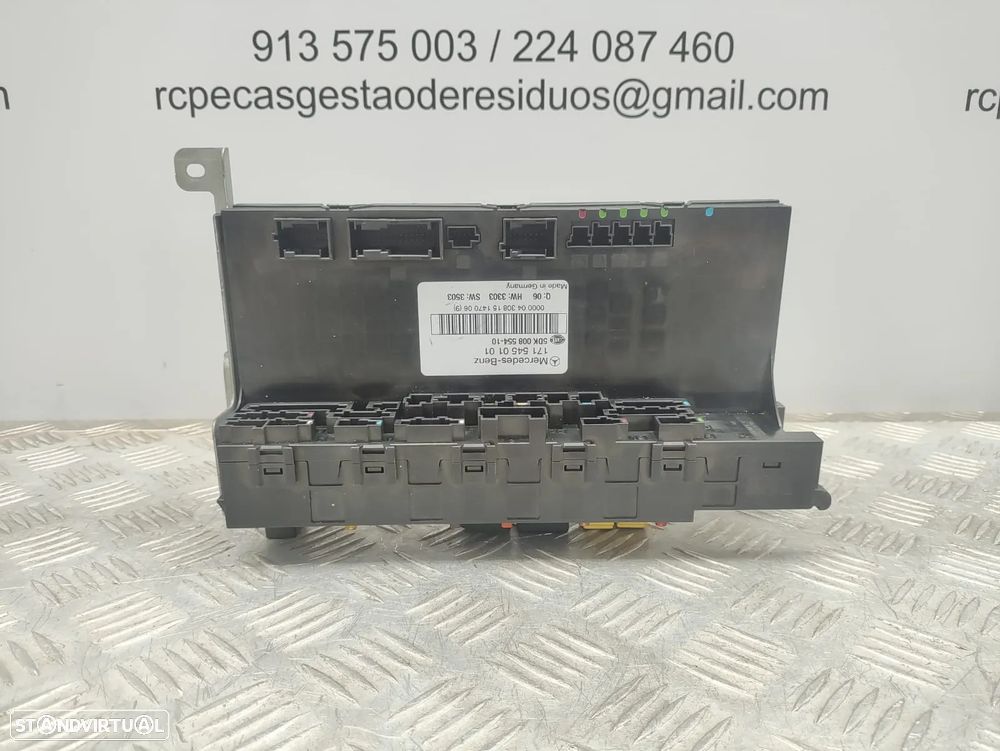Caixa Modulo BCM Fusiveis Original Mercedes Benz SLK R171 1715450101 2004 a 2011 - 3
