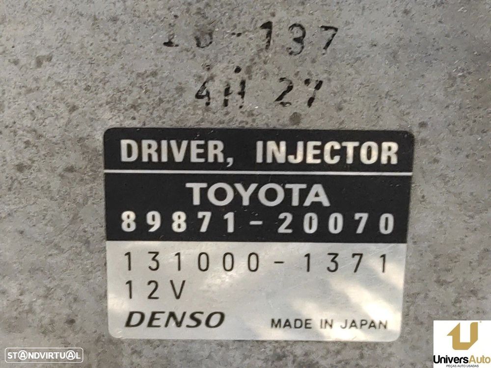 CENTRALINA MOTOR UCE TOYOTA COROLLA VERSO 2006 -8987120070 - 2