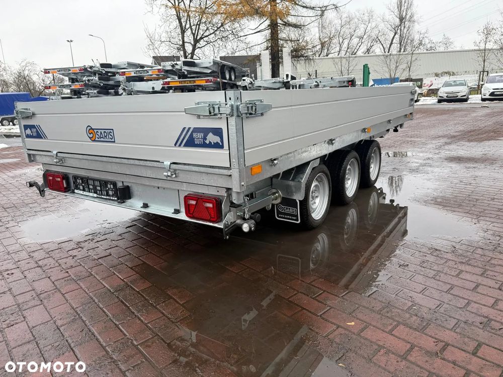 Saris Przyczepa Kiprowana Saris Tipper K3 406x204x35 cm 3500kg zawieszenie resor+amorytzator dostawa pod dom - 2