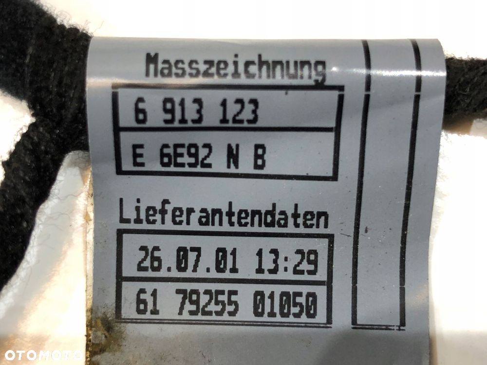 bmw 7 e65 wiązka elektryczna drzwi podświetlenie - 3