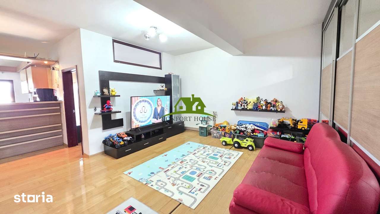 AP. 95mp la Et.2 cu 3 camere si 2 balcoane -complet utilat-zona Nord — fotografia 1
