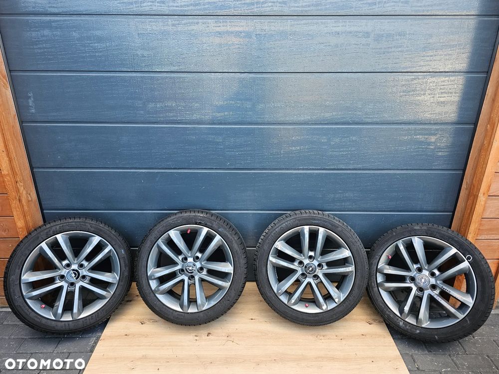 KOŁA FELGI ALUMINIOWE OPONY OPEL VECTRA C ASTRA H ZAFIRA B SIGNUM 17" 5x110 ET41 225/45/17 - 1