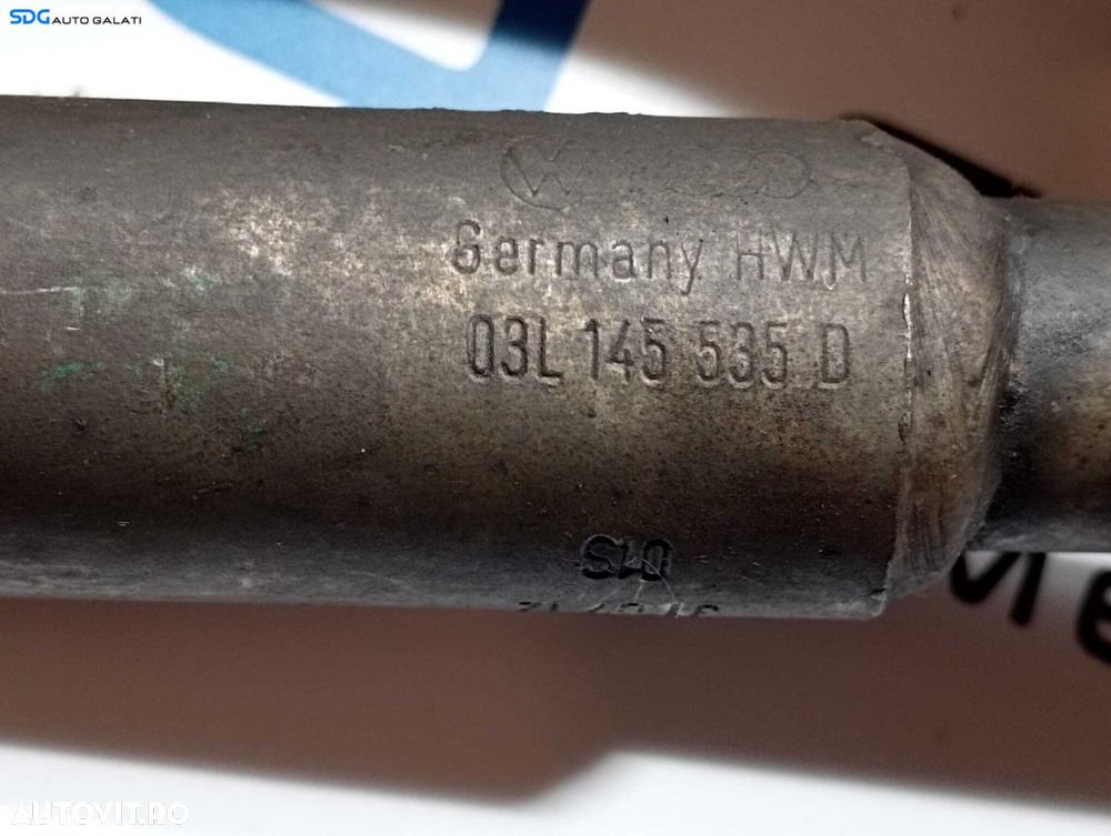 Teava Conducta Tur Retur Ulei Turbo Turbina Turbosuflanta Seat Toledo 4 1.6 TDI 2012 - 2018 Cod 03L145535D 03L145736L [M6188] - 4