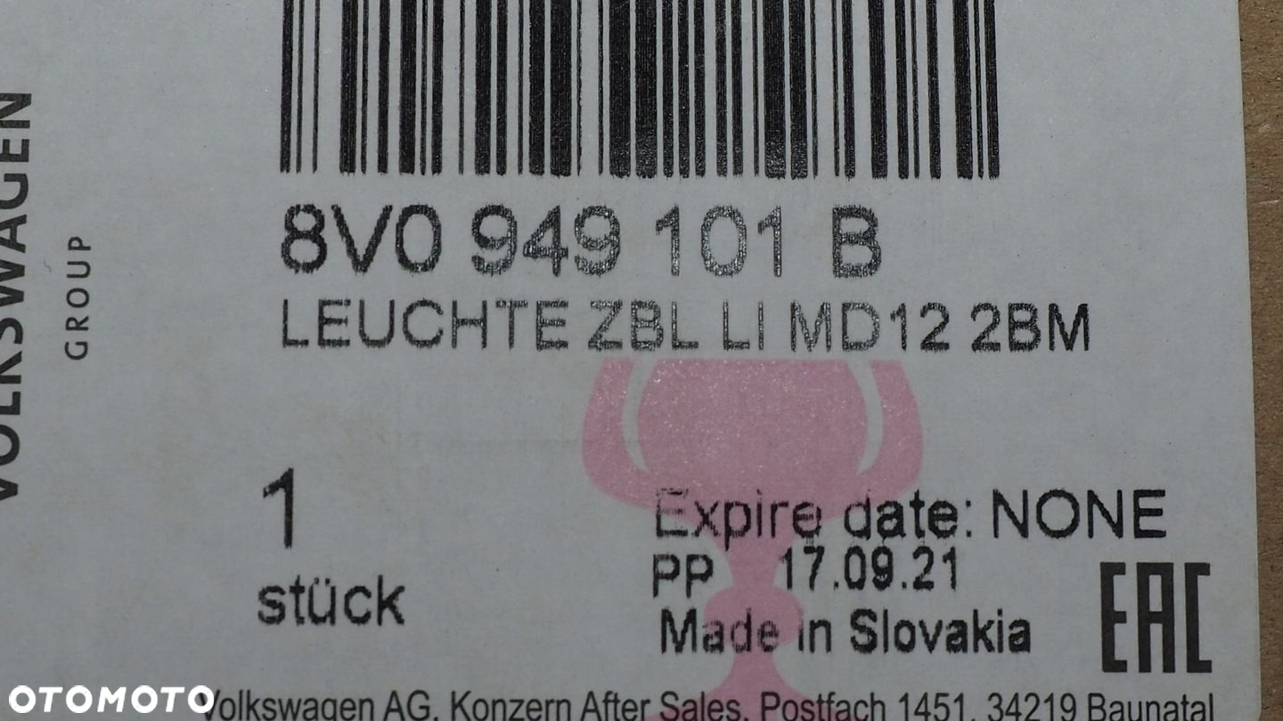 Audi A3 8V kierunkowskaz lusterka lewy 8V0949101B - 4
