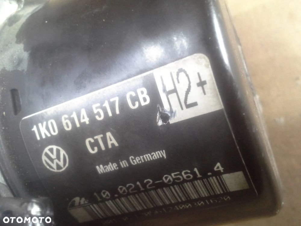 Volkswagen Sirocco Golf VI pompa sterownik abs 1K0907379AT 1K0614517CB plus wtyczka z wiązką - 8