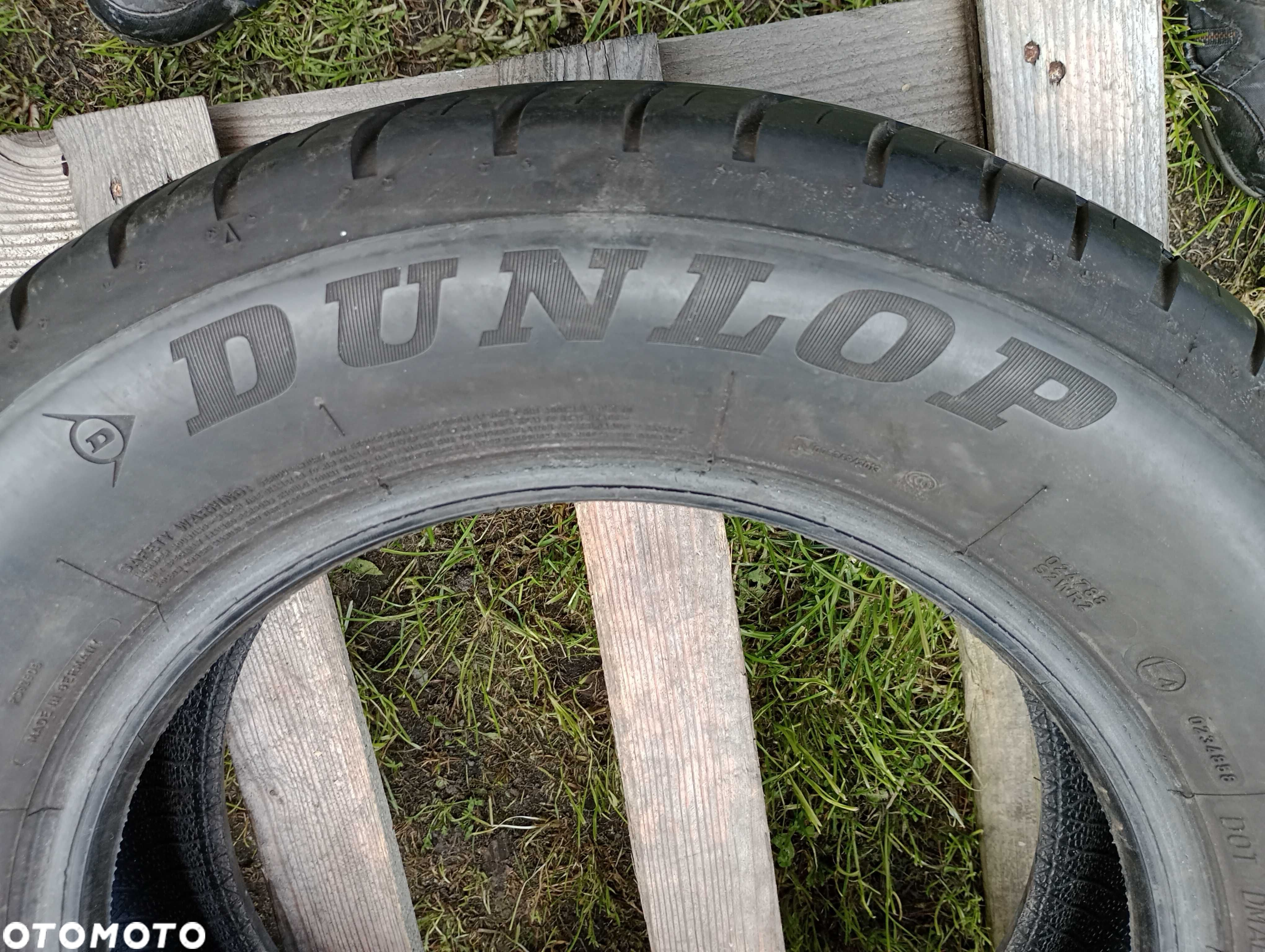 Opony letnie 195x65 R15 DUNLOP lato 195/65/15 - para 2 sztuki 6.5 MM - 4