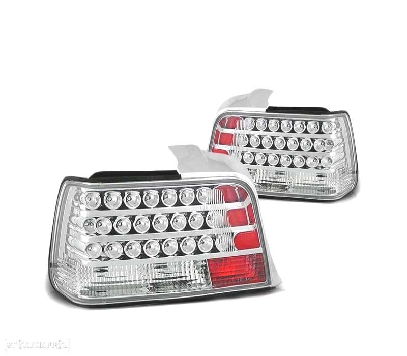FAROLINS BMW E36 90-99 SEDAN LED CROMADOS - 2