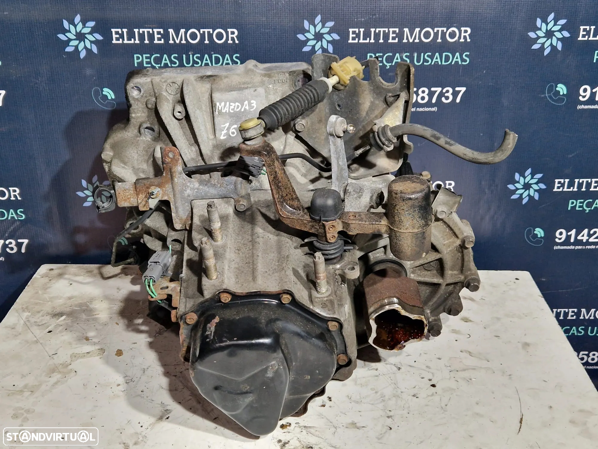 Caixa de 5 velocidades manual 5TH0801413 MAZDA 3 BK14 Z6 1.6 16V - 4