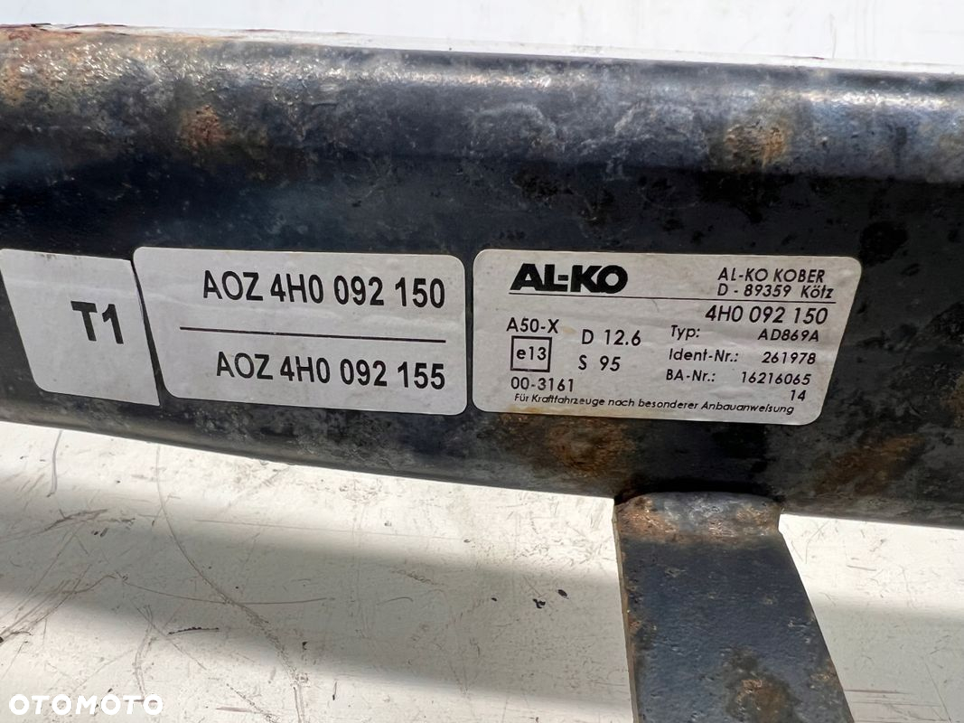 Audi A8 D4 hak holowniczy 4H0092150 - 4