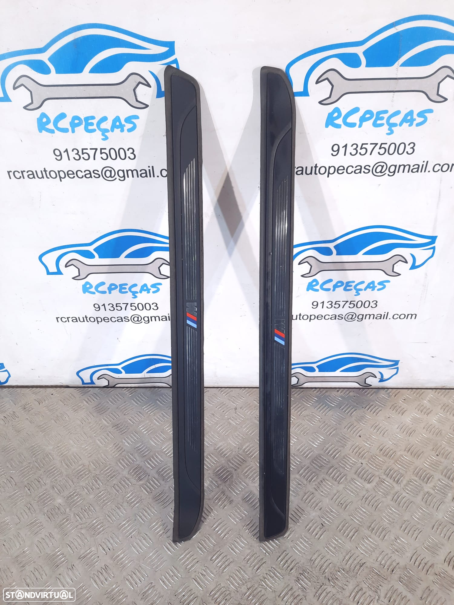 SOLEIRA SOLEIRAS BMW SERIE 1 E81 E82 PACK M 514780452919 51478045291 80452919 8045291 PROTEÇÃO PLACA PLACAS PÉ PORTA FRENTE FRONTAL - 3