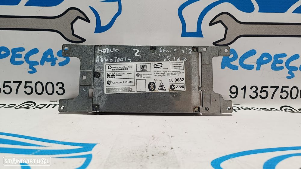 CENTRALINA MODULO ELETRONICO ULF BLUETOOTH BMW SERIE 1 E81 8410922671101 84109226711 922671101 9226711 E82 E87 LCI E88 SERIE3 E90 E90 LCI E91 E91 LCI E92 E93 SERIE 5 E60 E60 LCI E61 E61 LCI SERIE 6 E63 E63 LCI E64 E64 LCI SERIE 7 F01 F02 F03 X5 E70 E70 LCI Z4 E89 MINI COOPER R56 R56 LCI R55 CLUBMAN R55 LCI R57 CABRIO R57 LCI - 1
