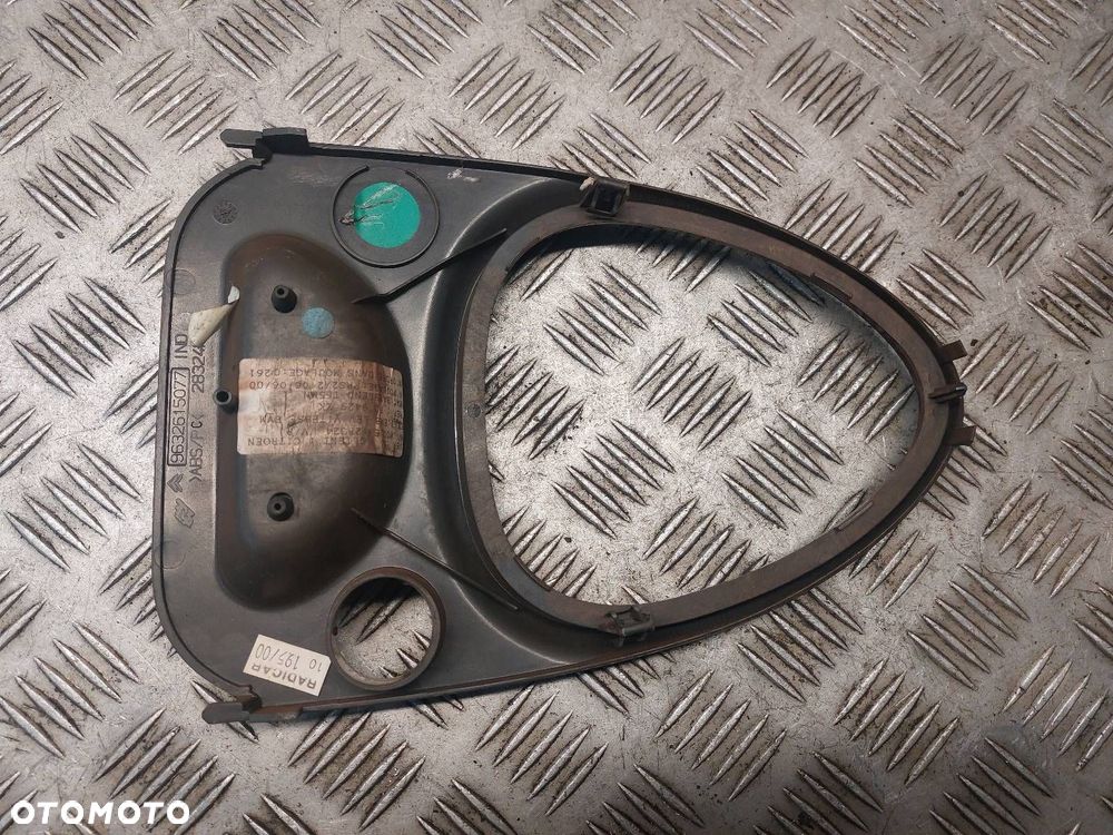 RAMKA KONSOLI ŚRODKOWEJ + LEWARKA CITROEN C5 I 9632615077 9632608577 - 3