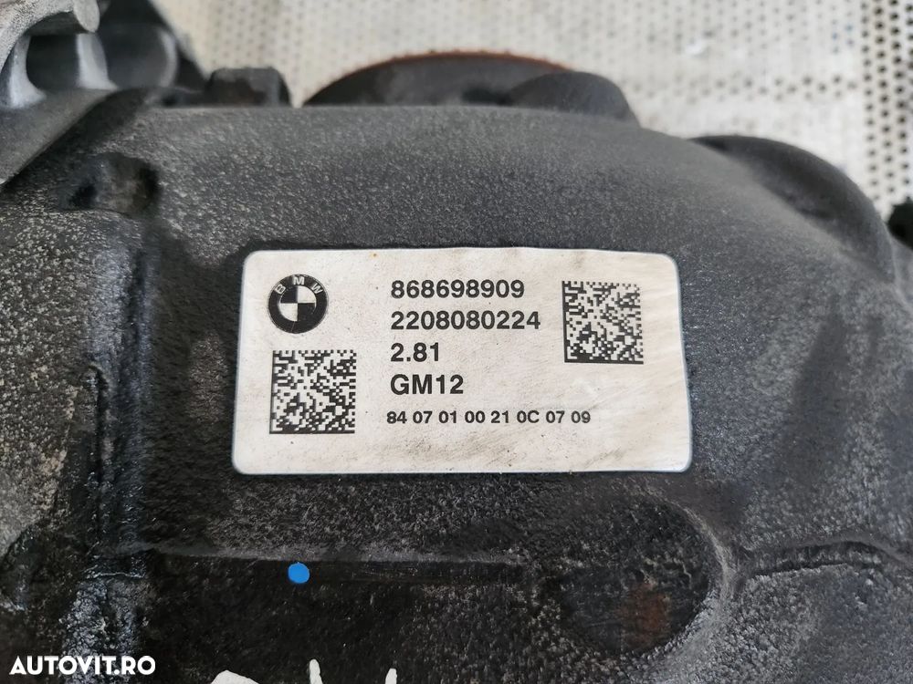 Grup Diferential Spate Bmw G20 G21 G22 G23 G42 Raport 2.81 Cod 8686989 Motor 3.0I 4.0 I B58B30BNou Sub 1.000 Km Complet Dezmembrez Bmw G42 M2 M240I B58B30B Automat Xdrive - Dezmembrari Arad - 10