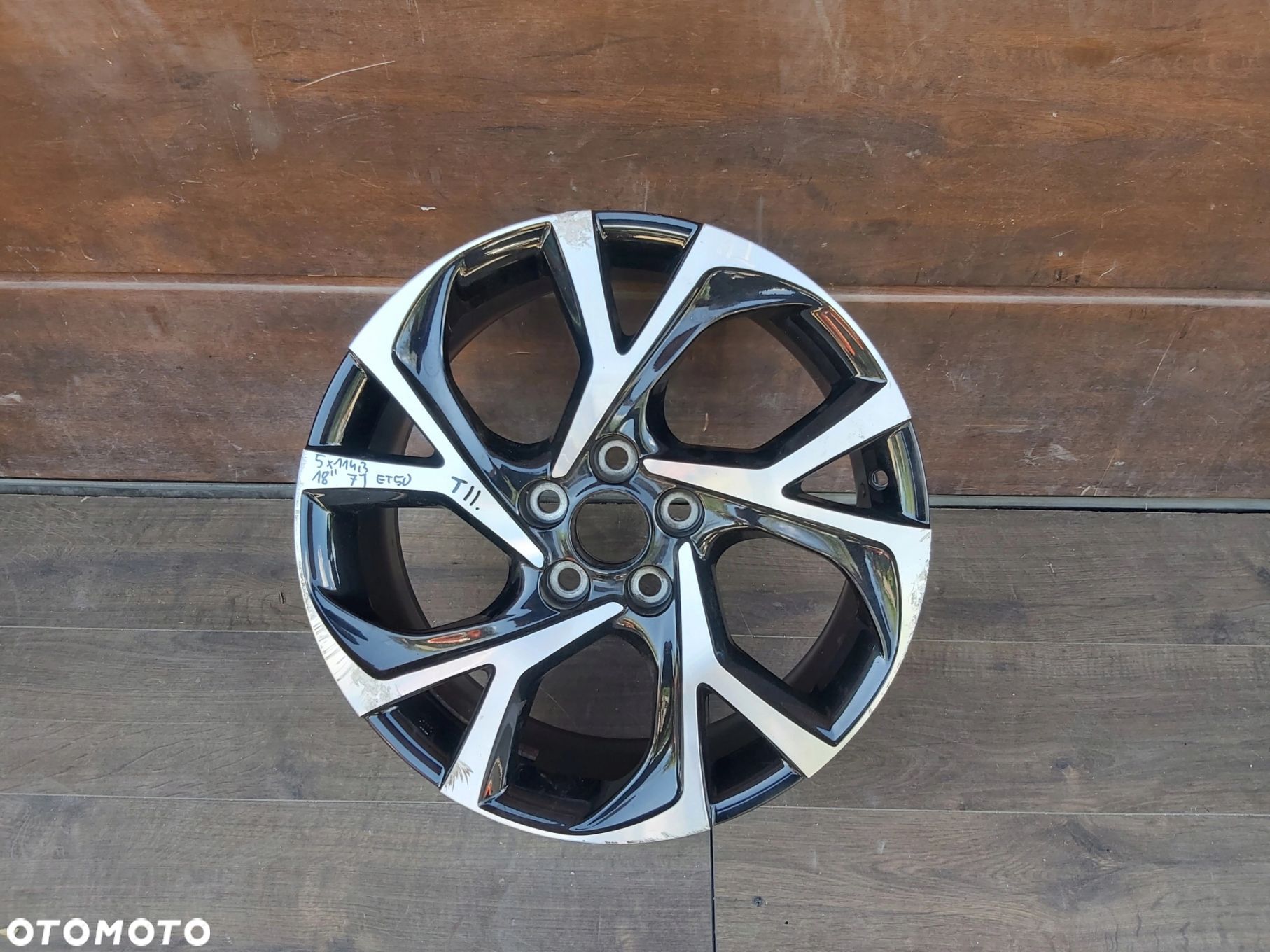 Toyota C-HR alufelga 18 5x114,3 7J ET50 felga 1szt - 1