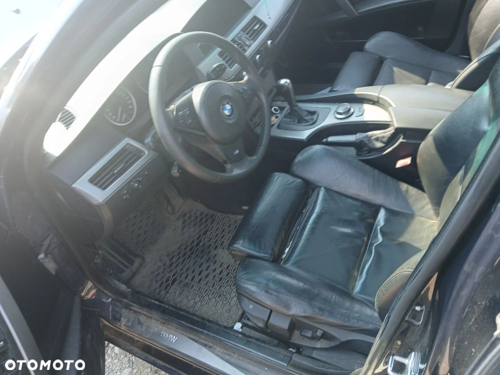 bmw 520D e61 e60 a35 maska zderzak lampa grill błotnik drzwi zbiornik paliwa szyba lusterko - 4