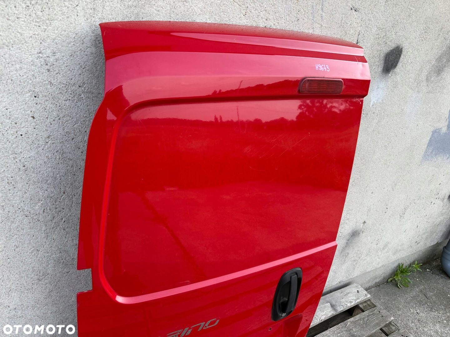 DRZWI TYL TYLNE LEWE FIAT FIORINO CITROEN NEMO BIPPER 2007- BARDZO LADNE - 2