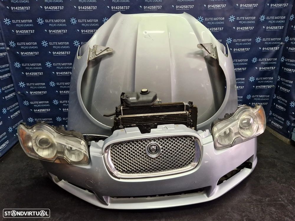 Frente completa usada JAGUAR XF X250 2.7D parachoques guardalamas capot oticas radiadores - 3