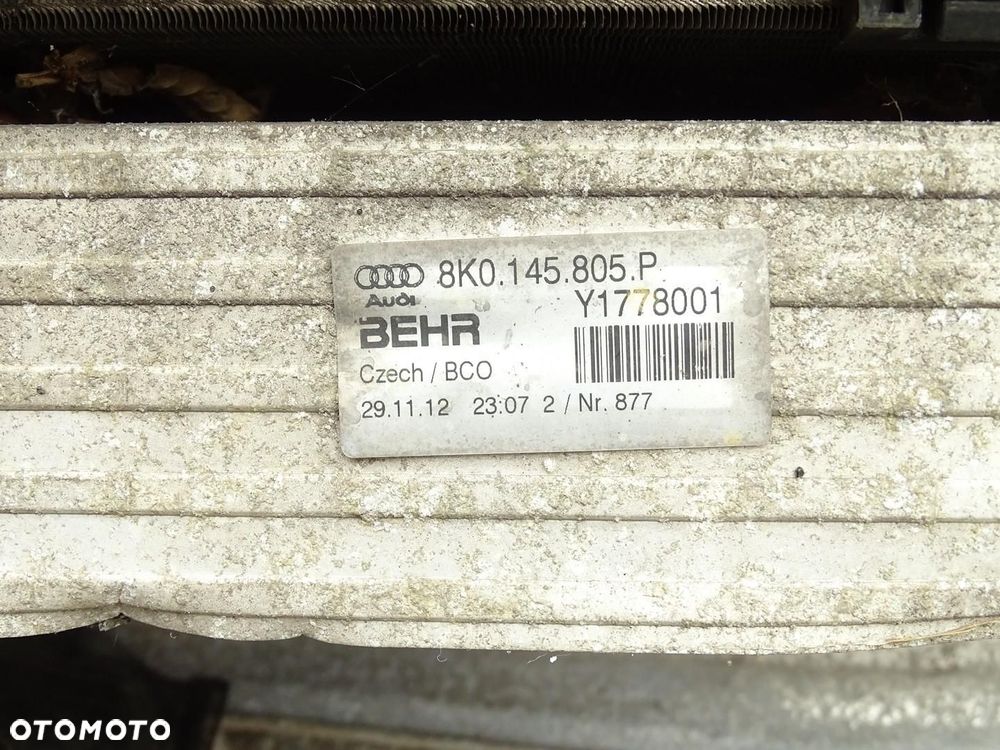 PAS PRZEDNI KOMPLET CHŁODNICE 1.8 2.0 TDI TFSI AUDI A4 B8 A5 8T LIFT 11-16r - 16