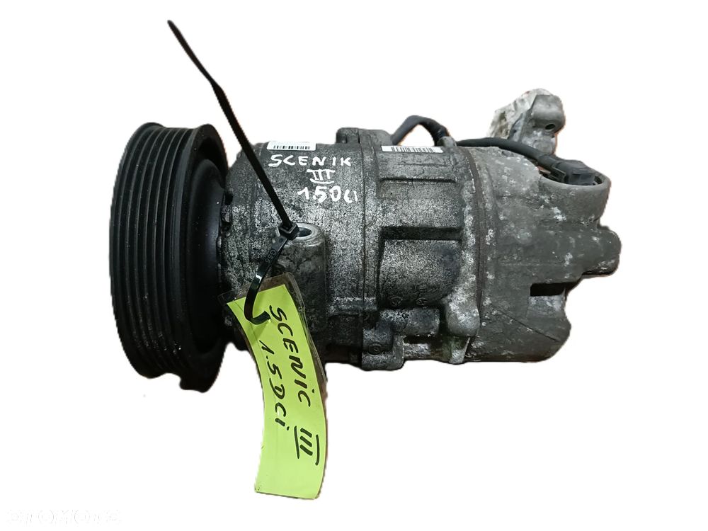 RENAULT MEGANE SCENIC III 09-16 1,5 DCI sprężarka kompresor klimatyzacji DENSO 8200939386 * - 2