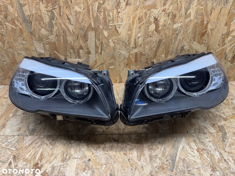 Przednia lewa przednia prawa lampa bmw 5 f10 f11 xenon skrętne komplet